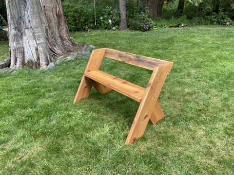 Photo of the Leo Bench to provide an understanding of what the product looks like. 